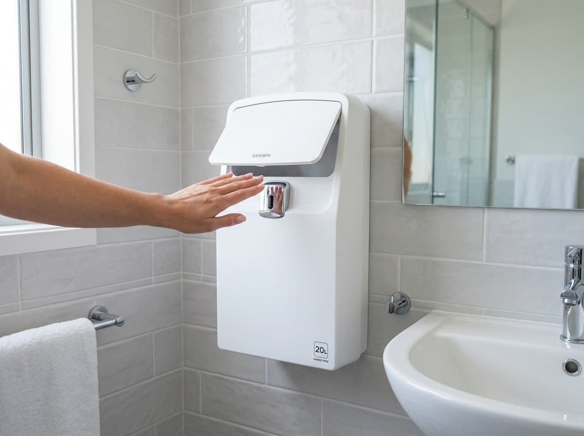 Wall-Mounted Sanitary Bin 20L